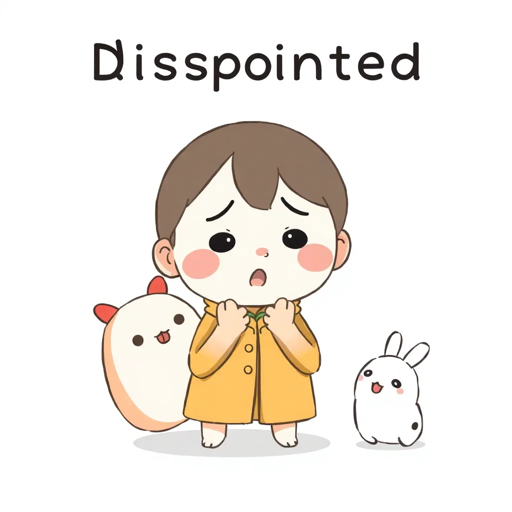 がっかりします