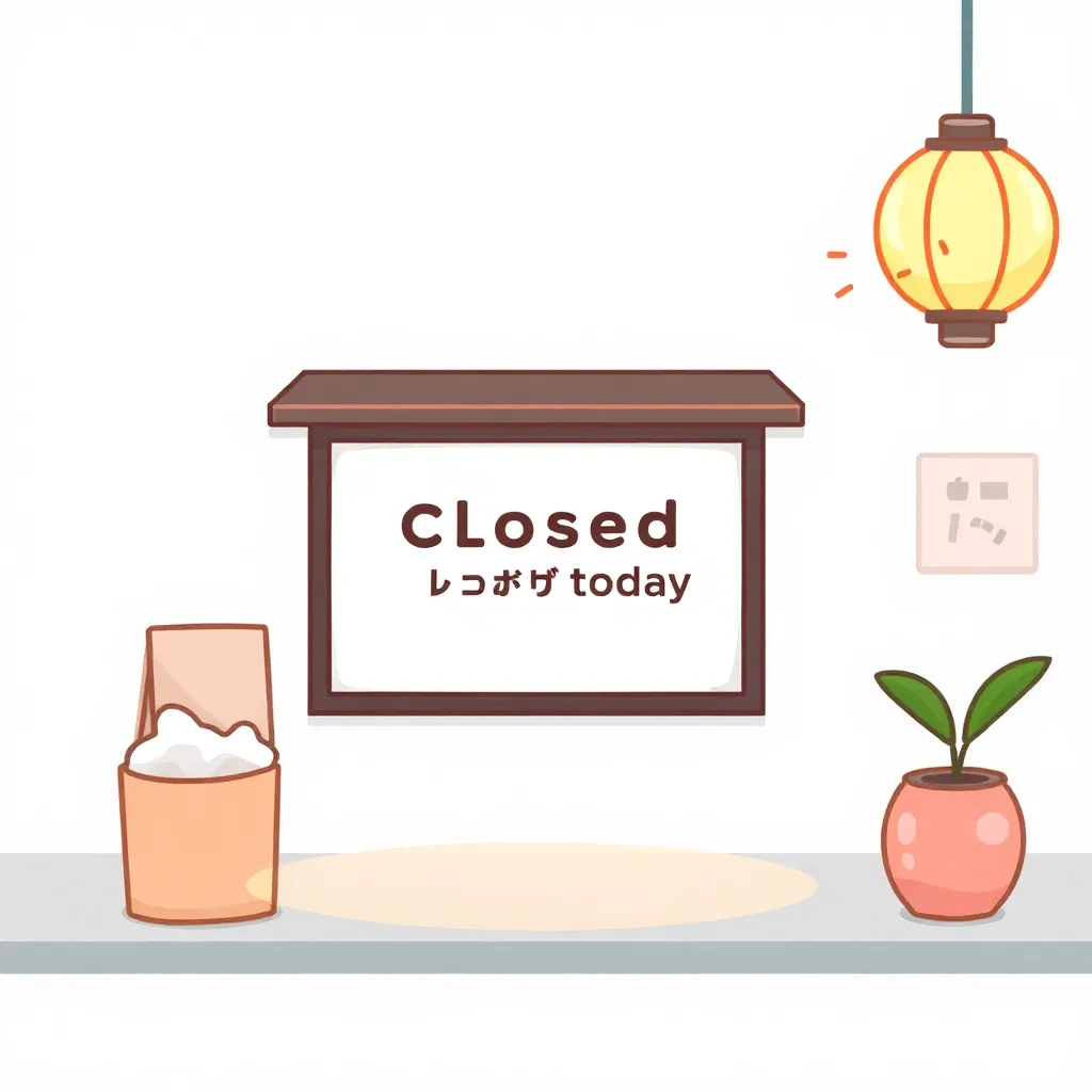 ほんじつきゅうぎょう