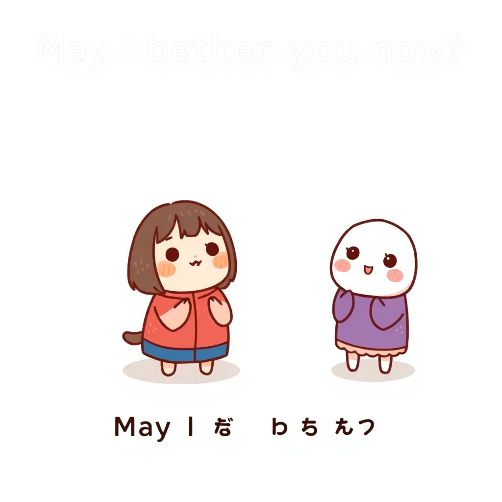 いまいいでしょうか