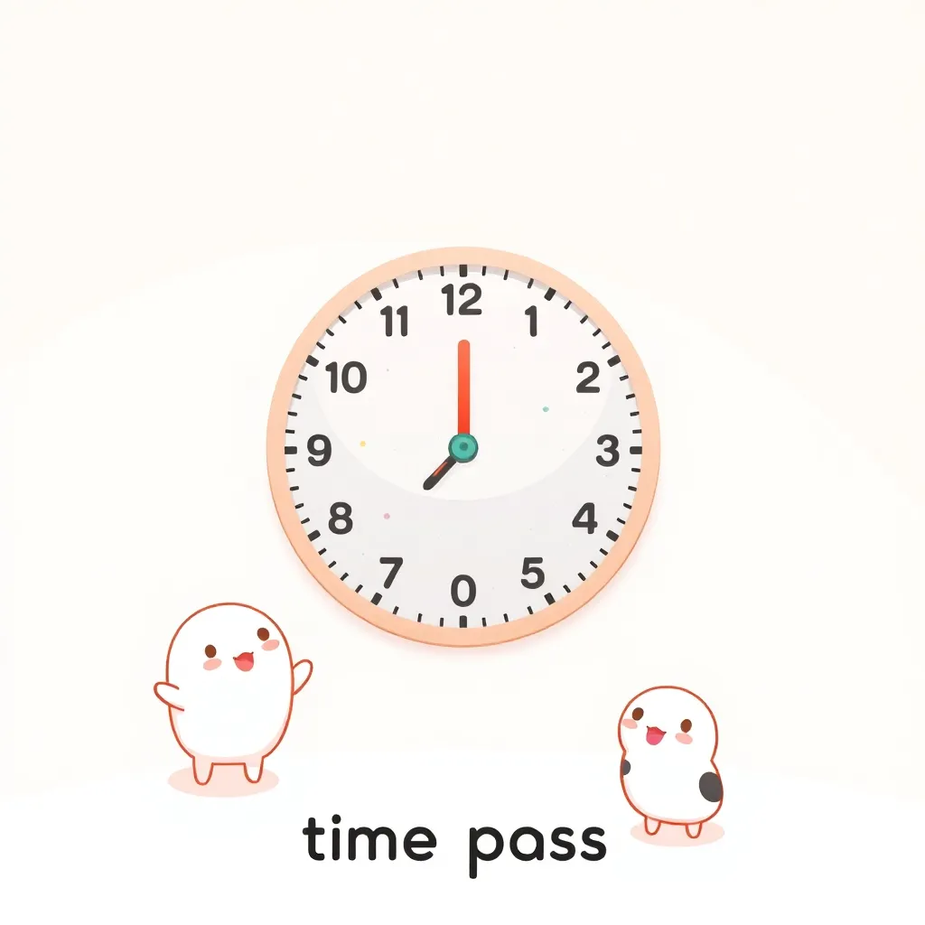 じかんがたちます