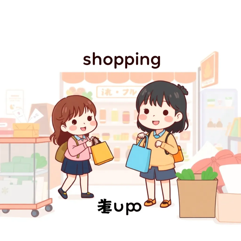 かいものします