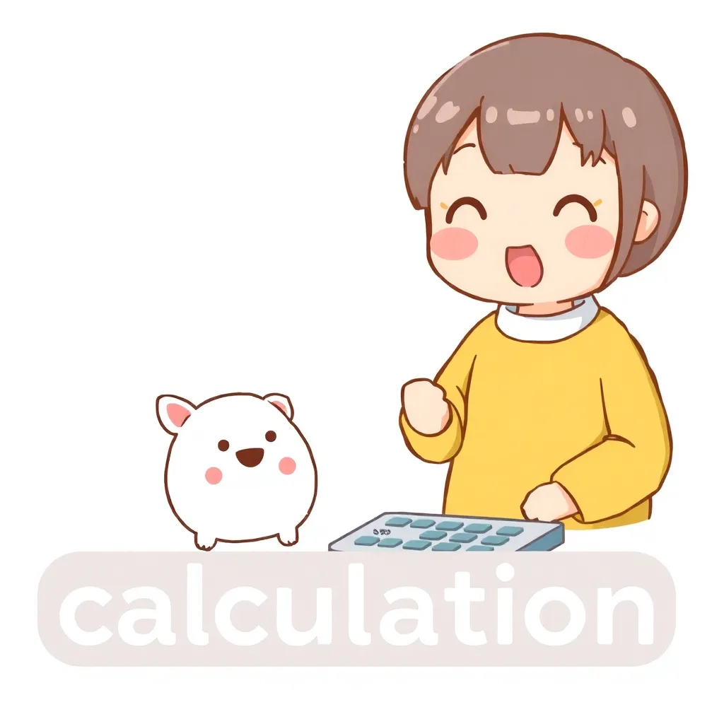 けいさんします