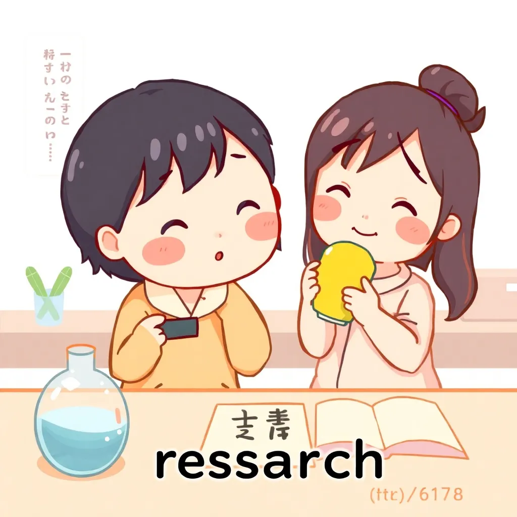 けんきゅうします