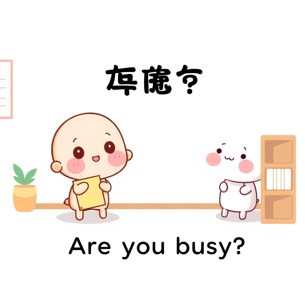 おいそがしいですか。