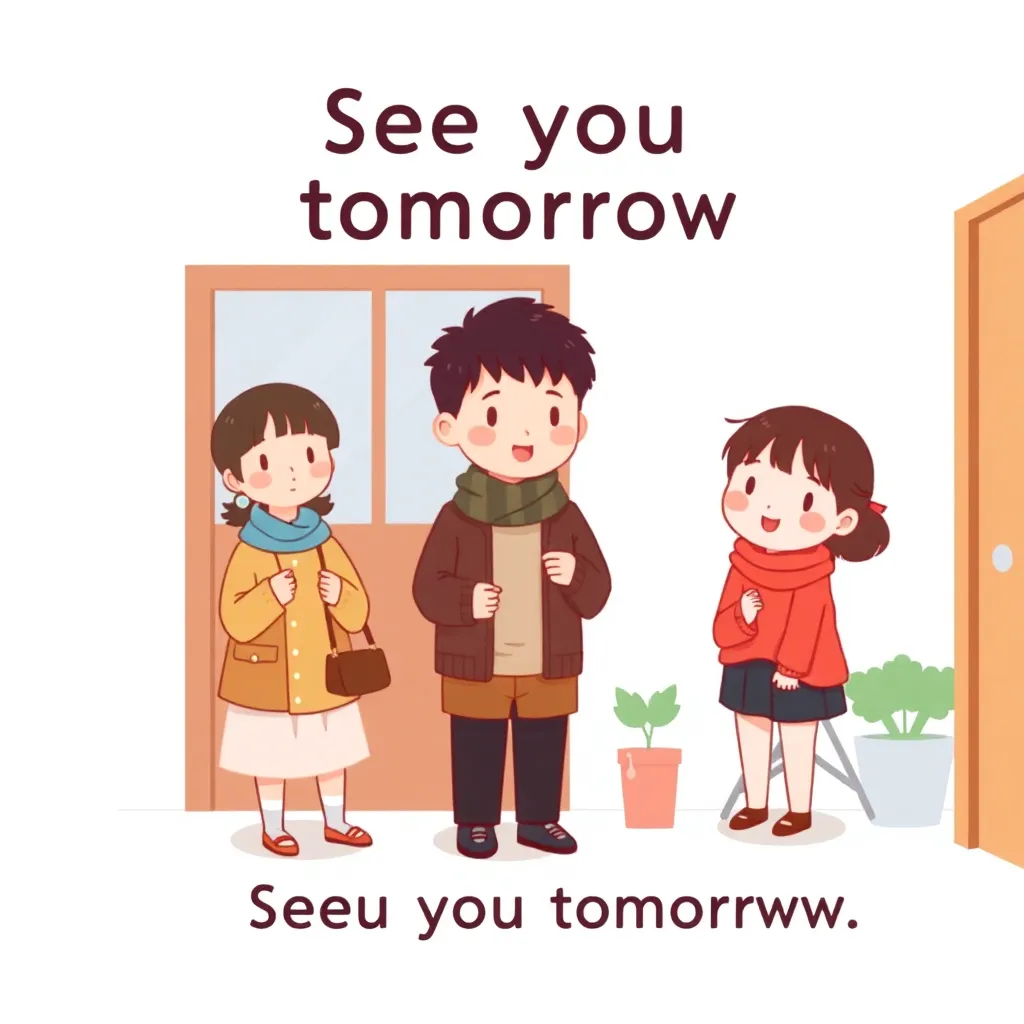 じゃ、また[あした]。