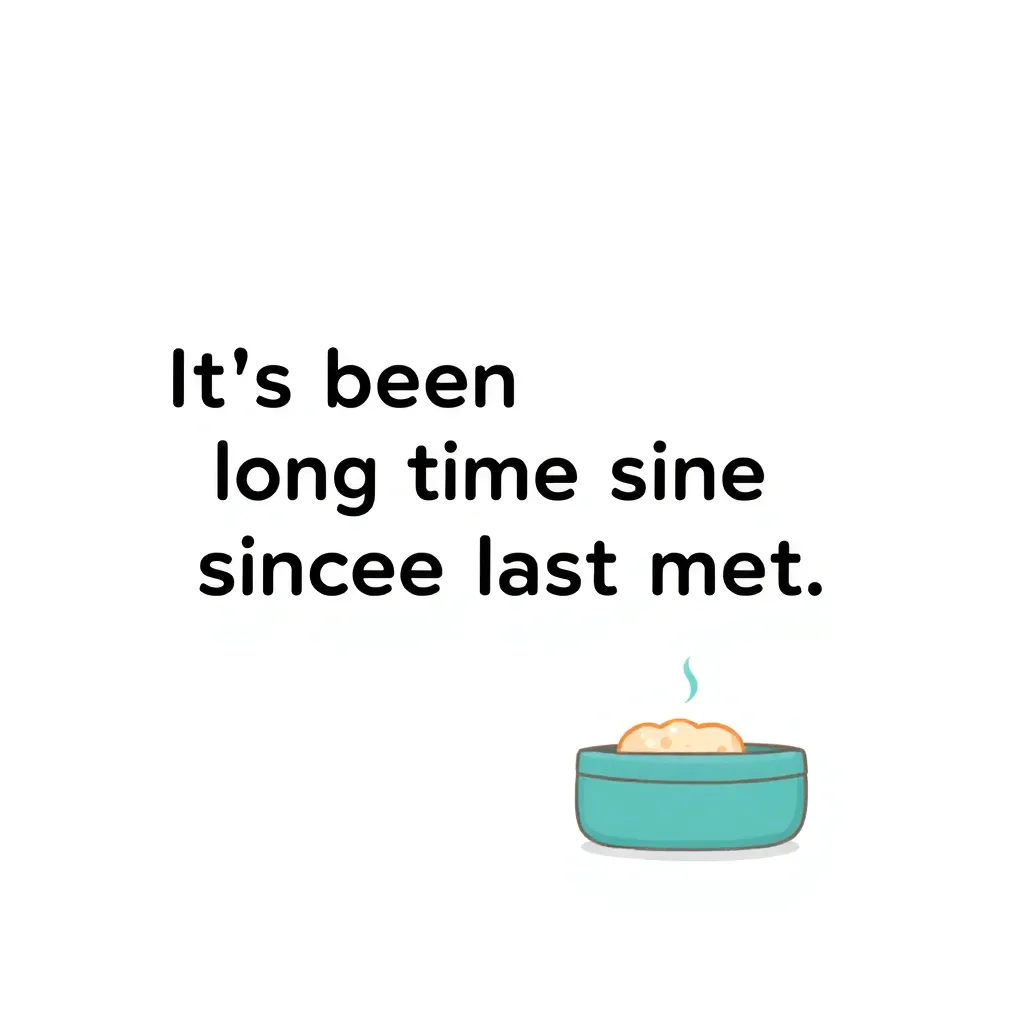 しばらくですね