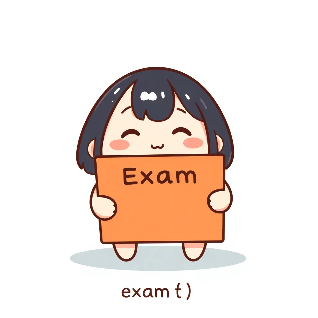 うけます「しけんを」